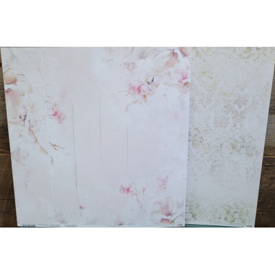 13 Arts - Papier 12 x 12 - White Flowers